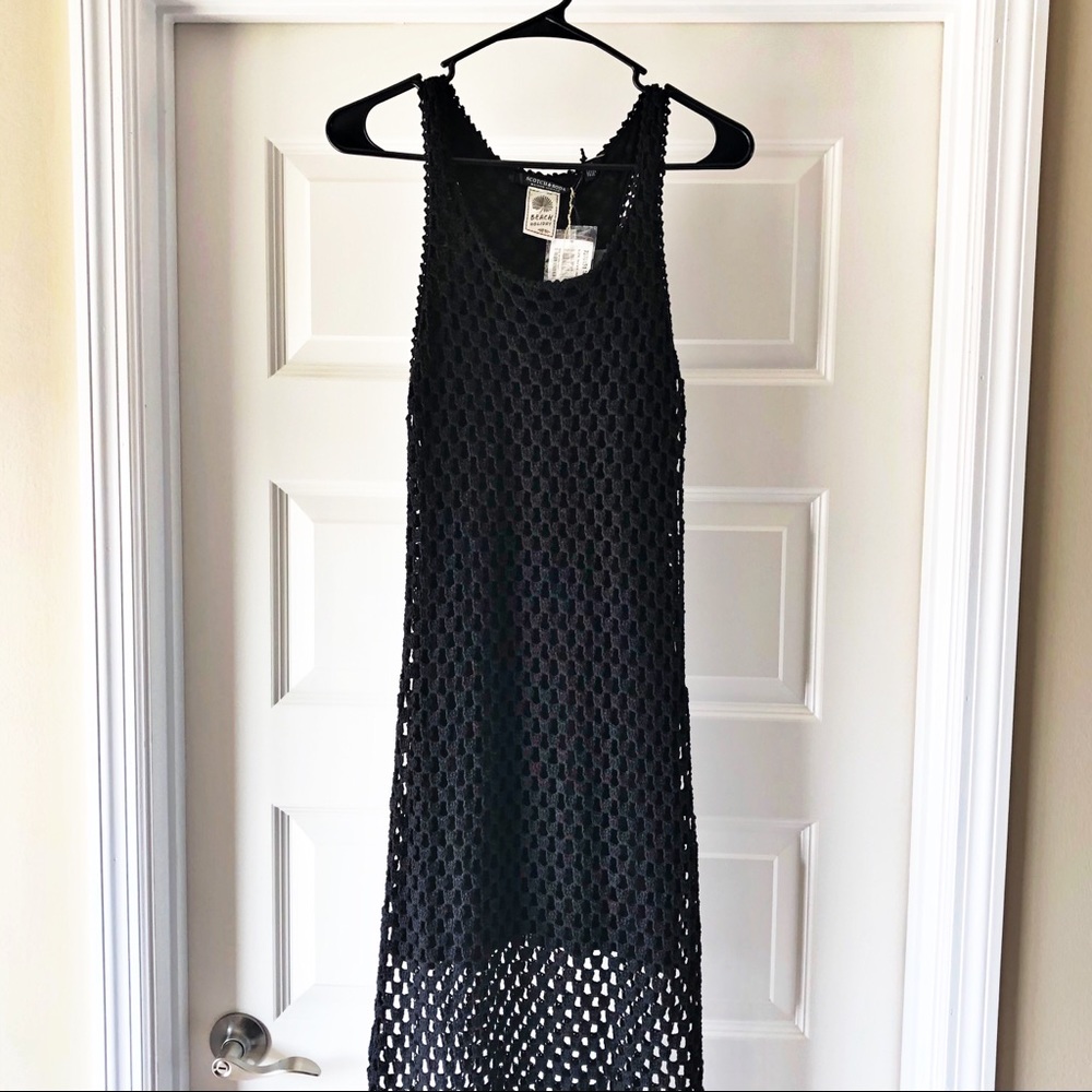 SCOTCH & SODA NWT Black Crochet Maxi Dress Sz XS